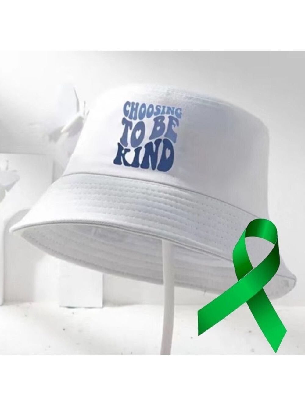 CHOOSING TO BE KIND bucket beach hat